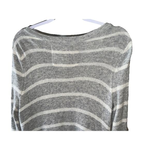 Abercrombie And Fitch Y2K Gray Striped Long Button Cardigan Size L - Picture 8 of 13